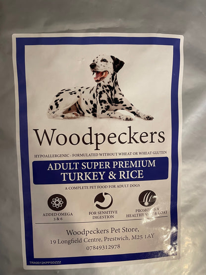 Woodpeckers Hypoallergenic Dog Food 12kg