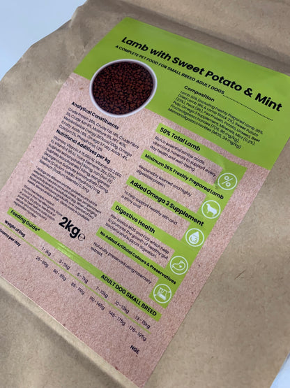 grain free dog food, dry dog food, best dry dog food uk, back side