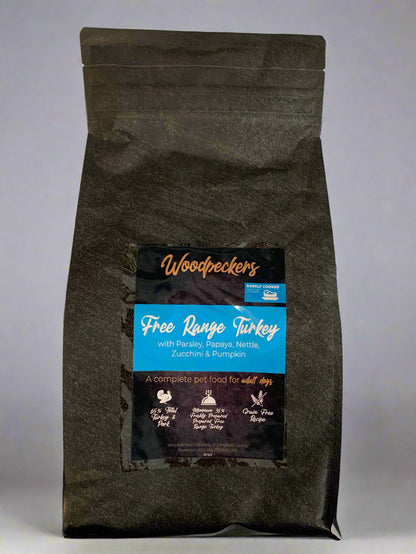 superfood dog food, hypoallergenic dog food grain free dog food, dry dog food, best dry dog food uk, front side