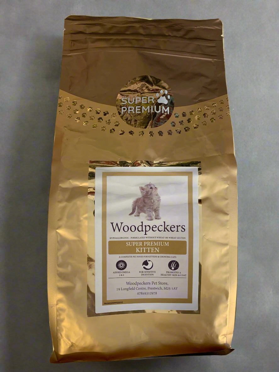 hypoallergenic cat food, dry cat food, front side