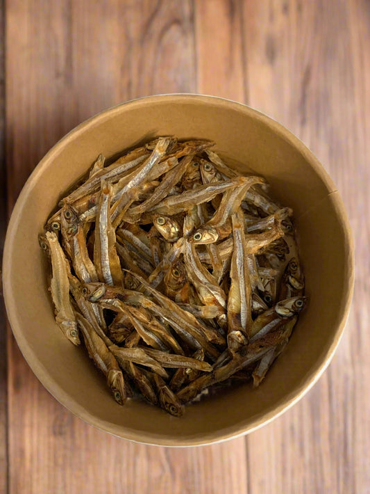 Dried Anchovies Natural Dog Treat, Front Side