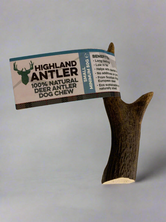 antler dog treat, antler dog treats, front side