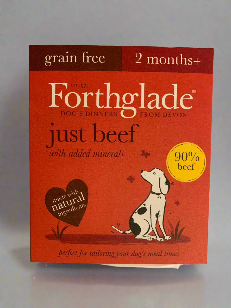 forthglade wet dog food, best wet dog food, front side