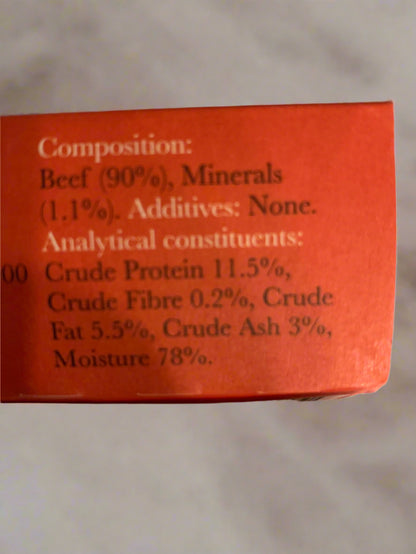 forthglade wet dog food, best wet dog food, back side