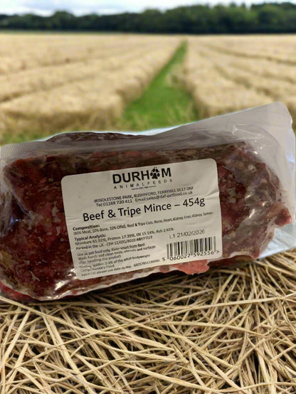 Durham Animal Feed Animal Mince, raw dog food, raw food for dogs, front side