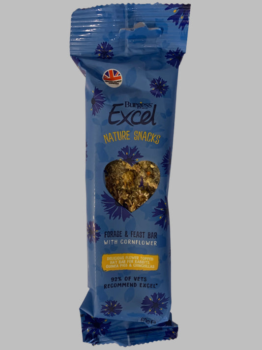 Burgess Excel Forage Feast 60g, rabbit treats, treats for rabbits
