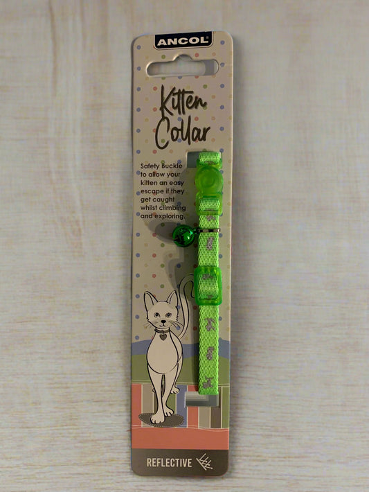 kitten collar, cat collars, front side