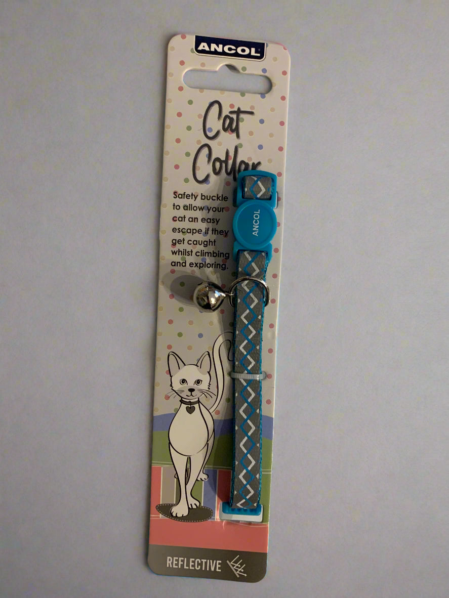 Ancol Zig Zag Cat Collar, cat collars, front side