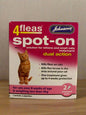 4fleas spot on kitten, cat flea treatment, flea treatment for cats, front side