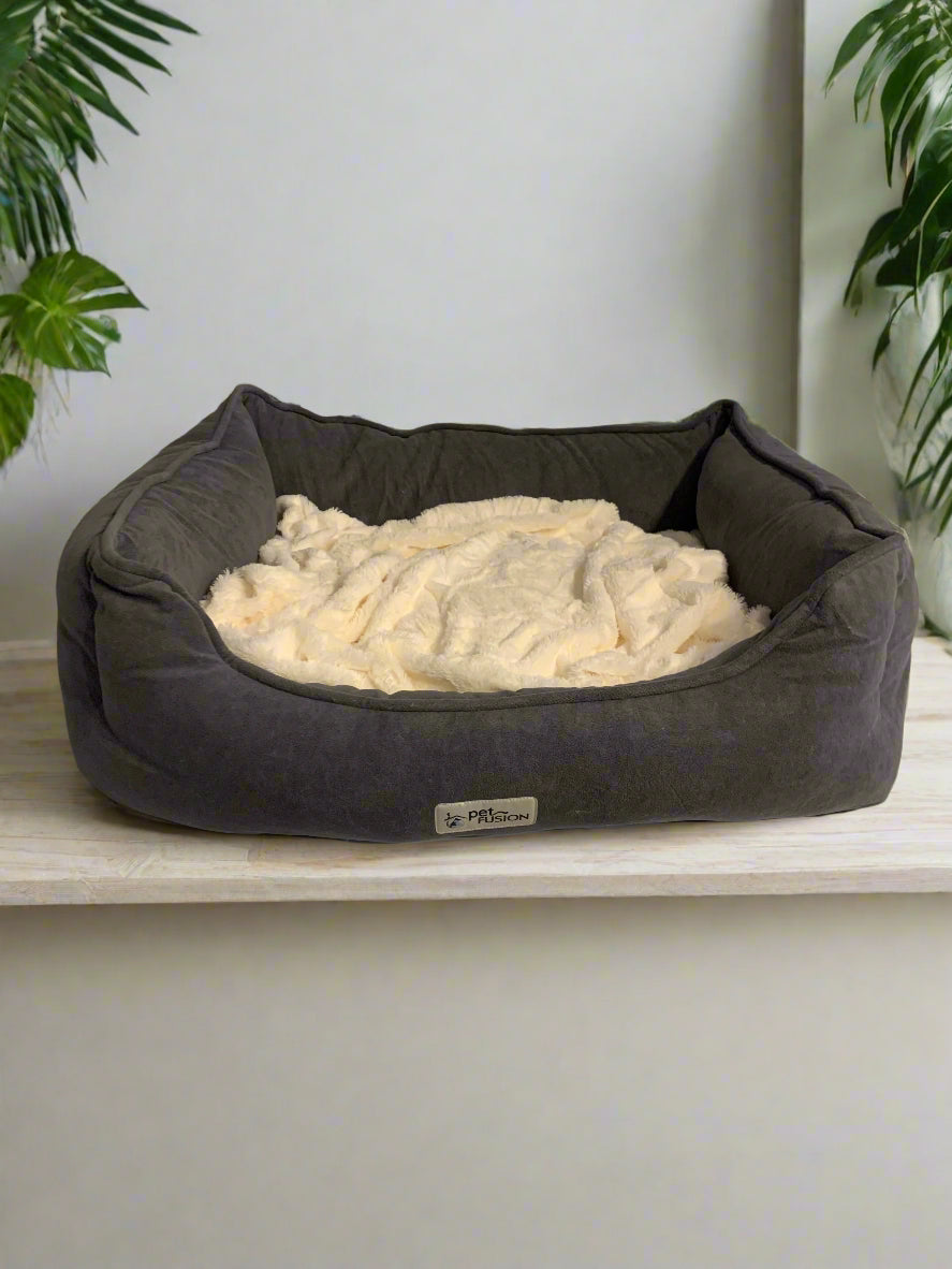 woodpeckers cuddler dog bed, dog bed, dog beds, front side