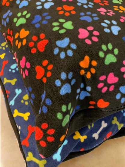 woodpeckers fleece cushion, dog bed, dog beds, collection right side