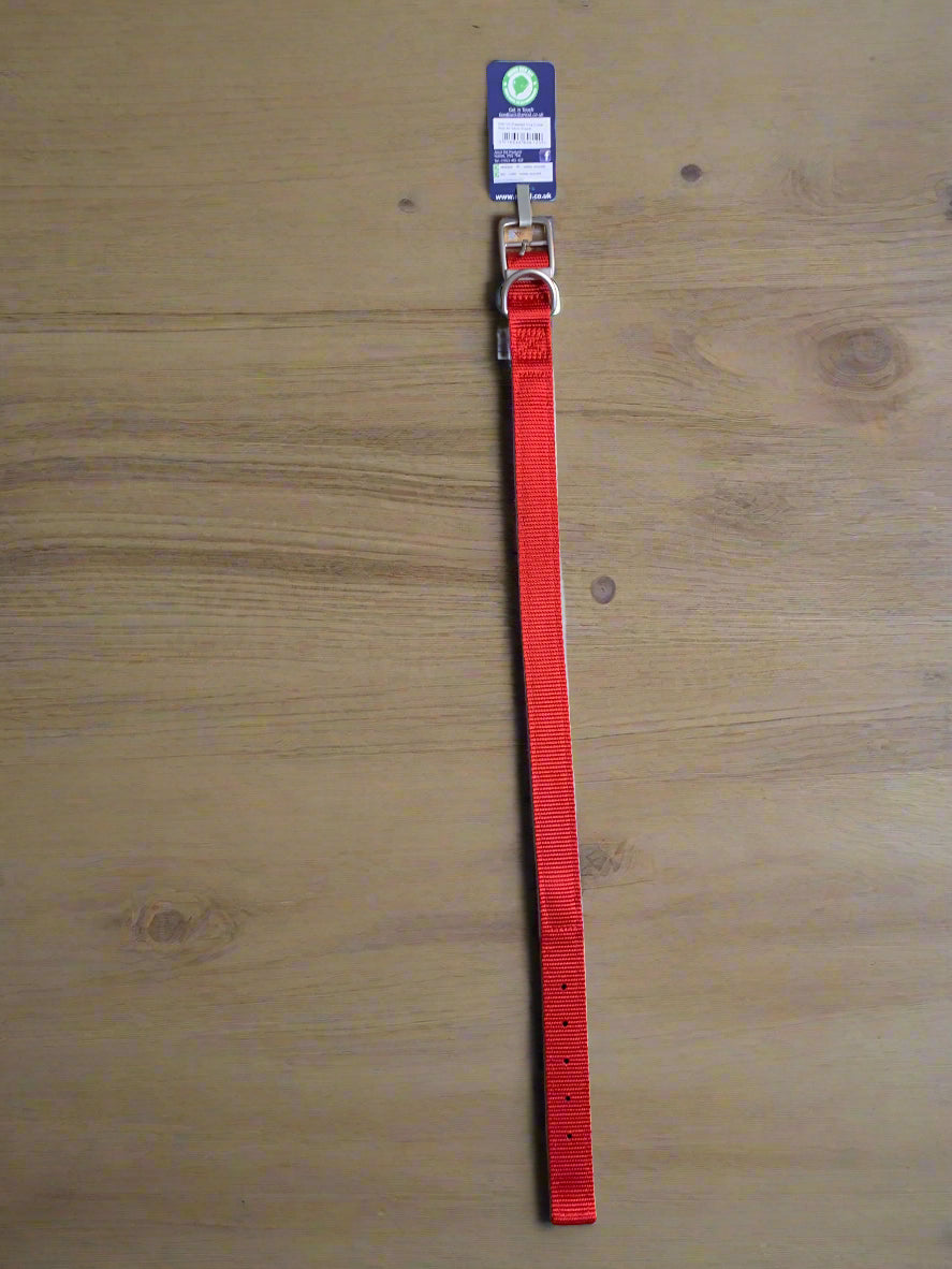 ancol nylon dog collar, dog collars, dog front side