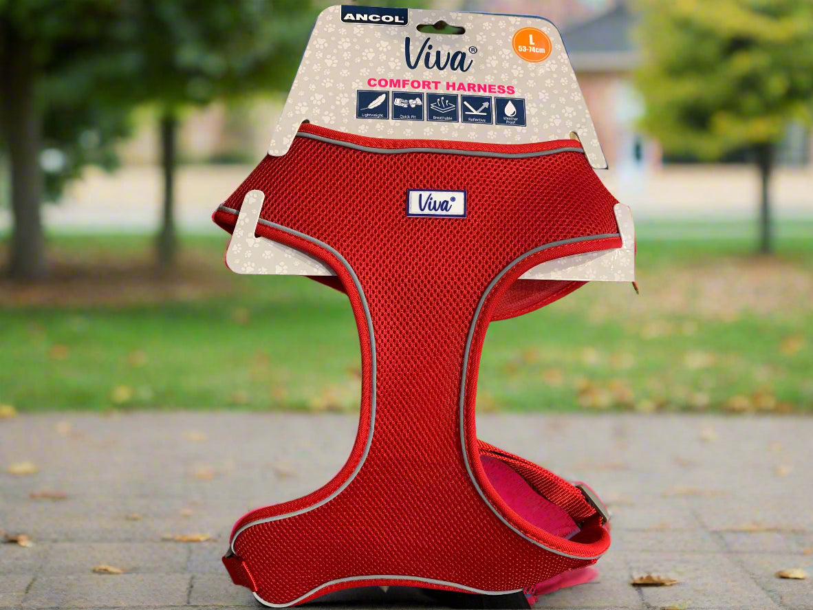 ancol comfort harness, dog harness, dog harness uk, front side