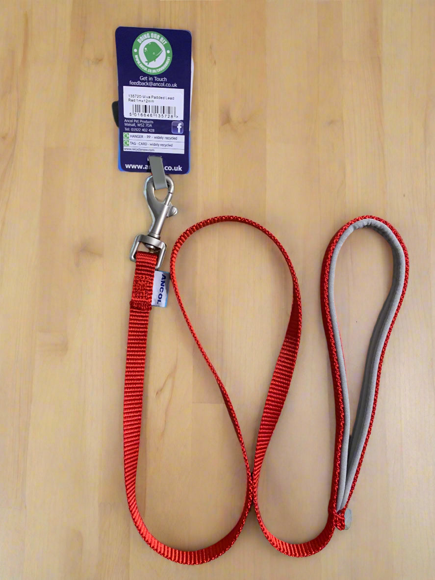 Ancol Dog Nylon Lead 100cm, dog lead, dog leads, front side