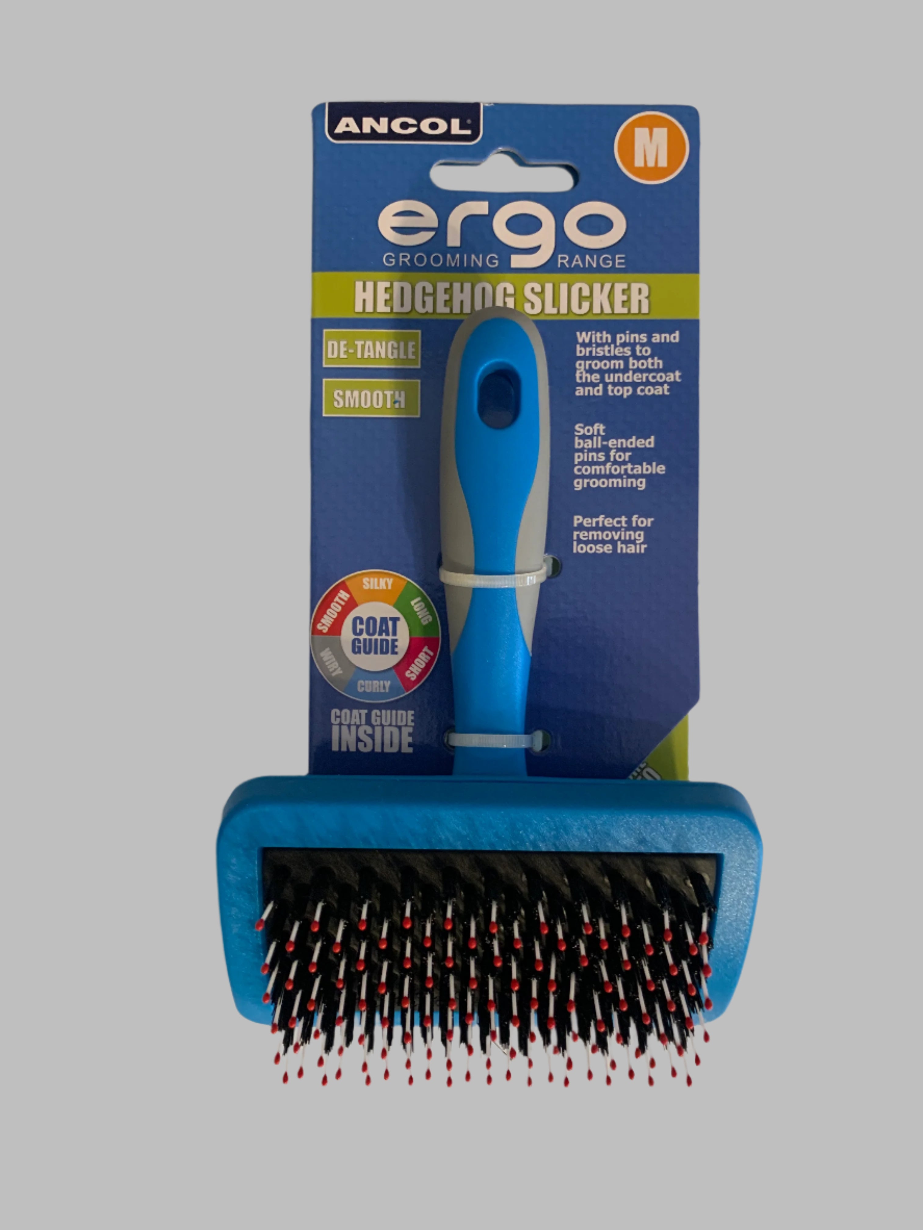 Ancol Ergo hedgehog slicker large, dog groomers near me, dog grooming near me, dog grooming, dog groomers, front side