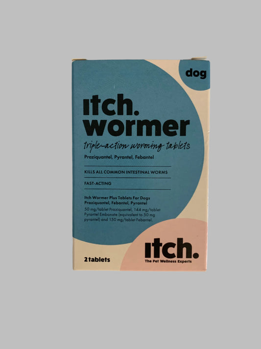 itch worming treatment for dogs, dog worming tablets, dog worming tablets uk, dog worming treatment, front side