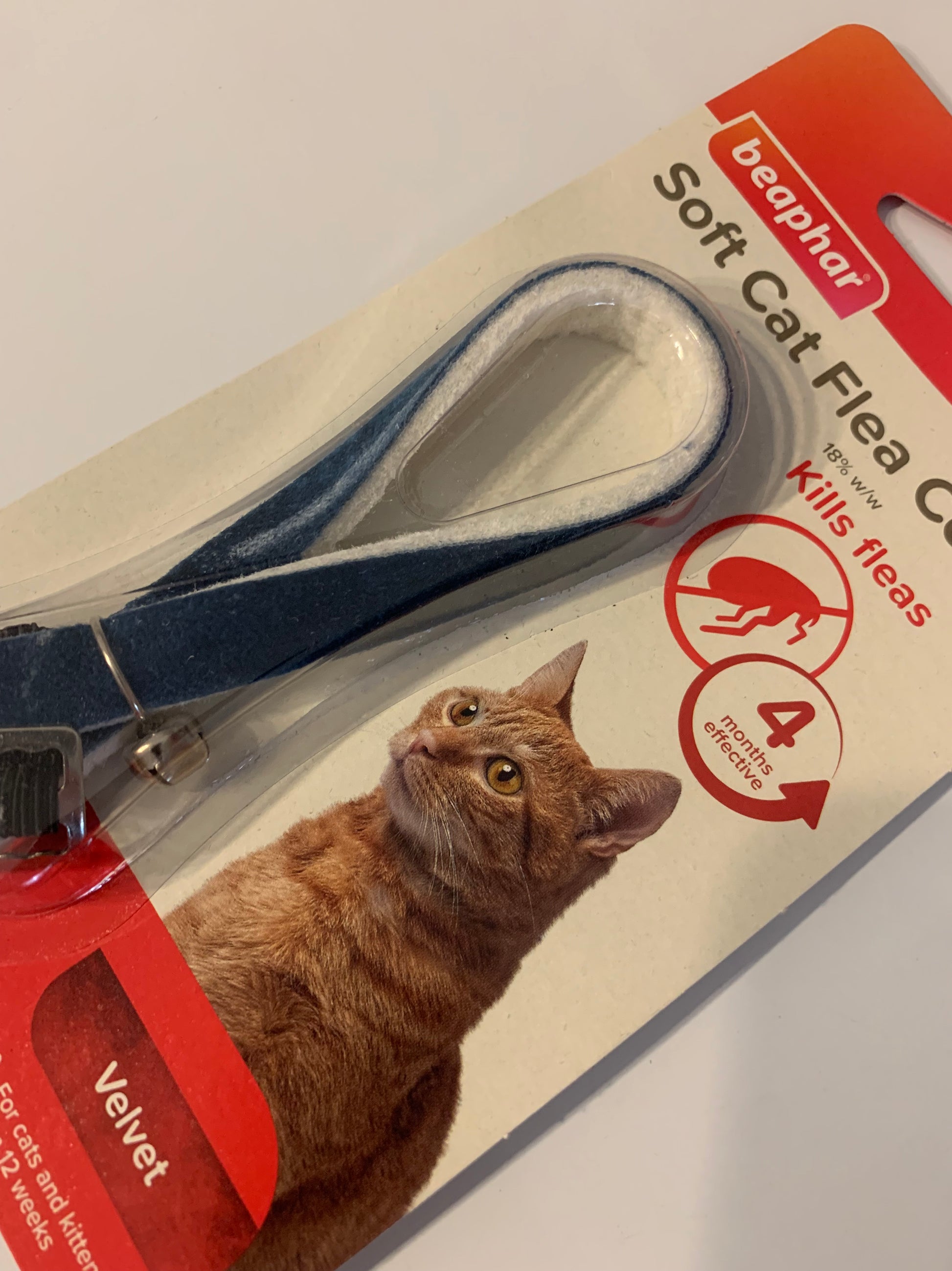 Beaphar Glitter Cat Flea Collar, Cat Collar, cat collars, front side