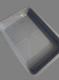 Animal Instincts Litter Tray small blue, cat litter tray, cat litter tray with lid, cat litter wood pellets, left side