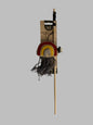 All For Paws Minis One Classic Felt Rainbow Wand Cat Toy, cat toys, jelly cat toys, front side