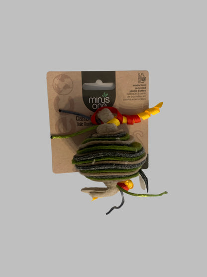 All For Paws Minis One Classic Felt Ball Cat Toy, cat toys, jelly cat toys, front side