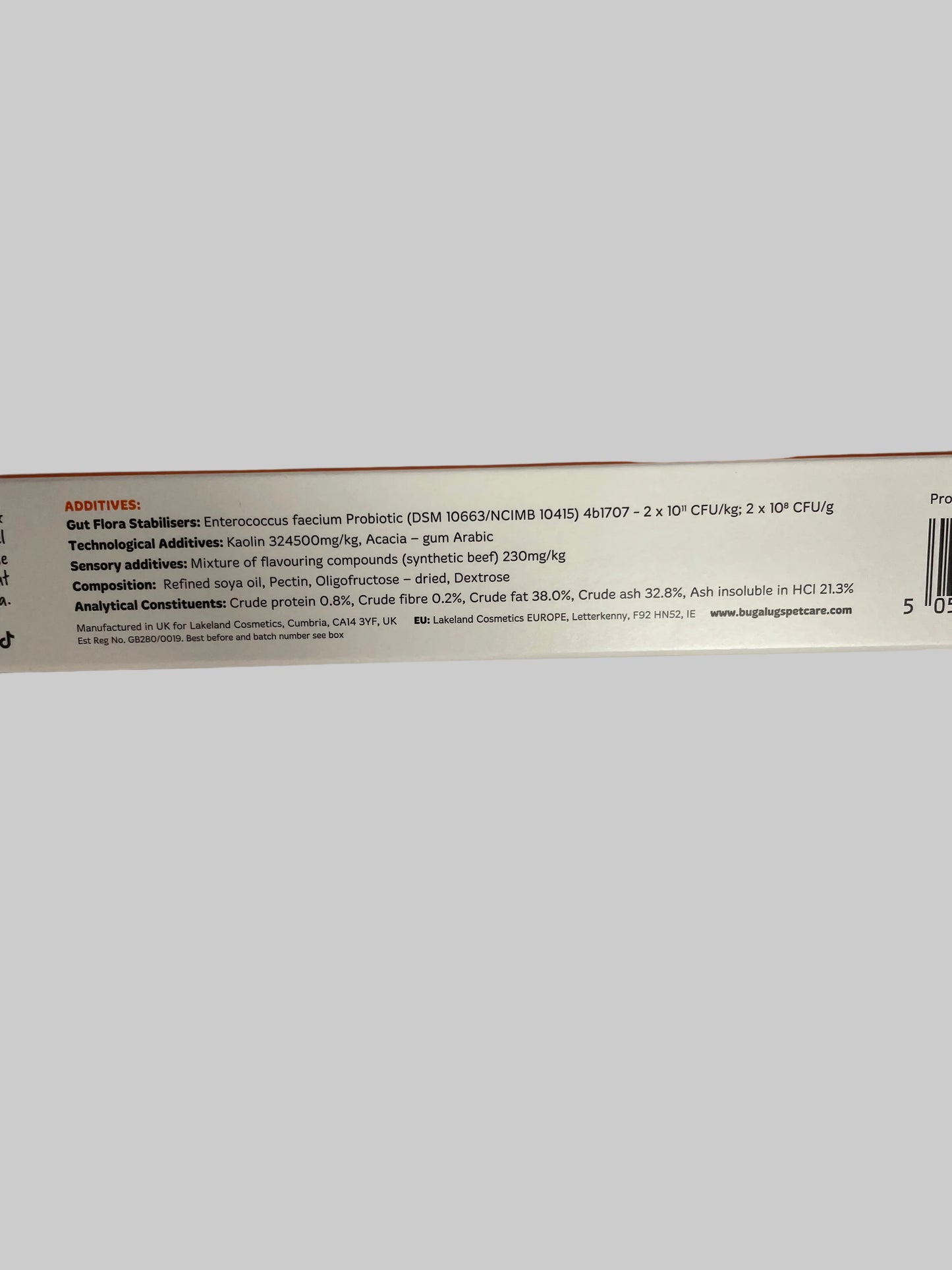 Bugalugs Pre+Probiotic Digestive Paste