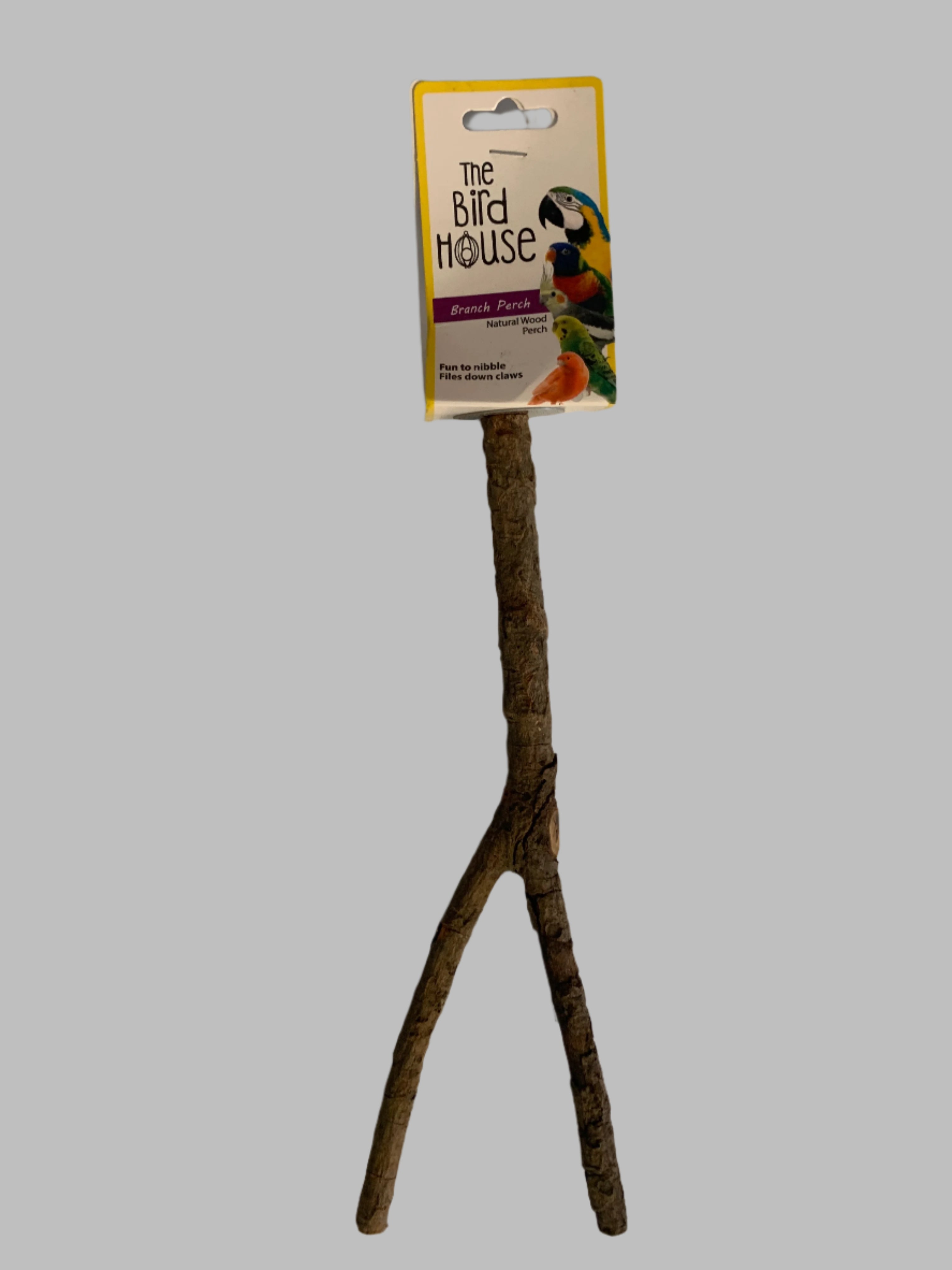 Happy Pet Branch Perch Medium, bird toys, bird toys for budgies, bird toys for cockatiels, front side