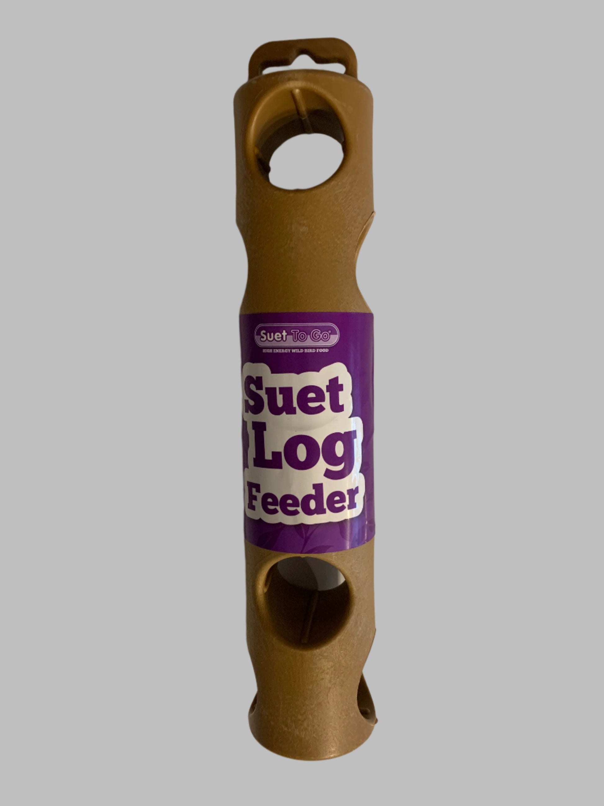 Suet To Go Suet Log Feeder, bird feeder, bird feeders, bird feeders uk, bird feeder camera, bird feeders squirrel proof, squirrel proof bird feeders, front side
