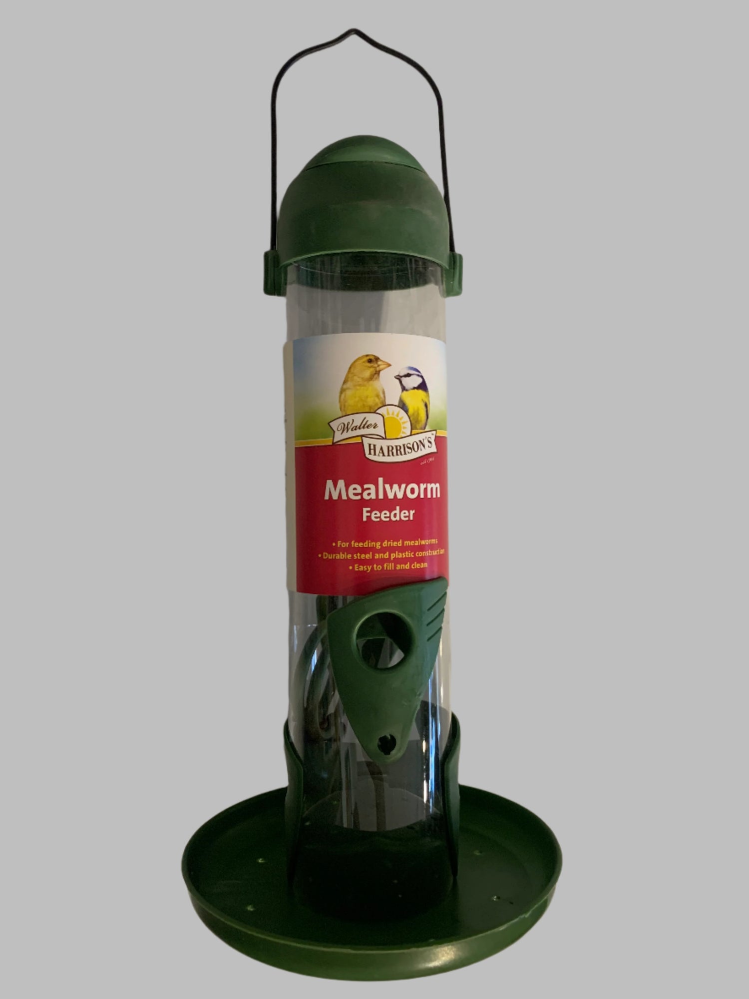 Harrison’s Flip Top Mealworm Feeder 30cm, bird feeder, bird feeders, bird feeders uk, bird feeder camera, bird feeders squirrel proof, squirrel proof bird feeders, front side