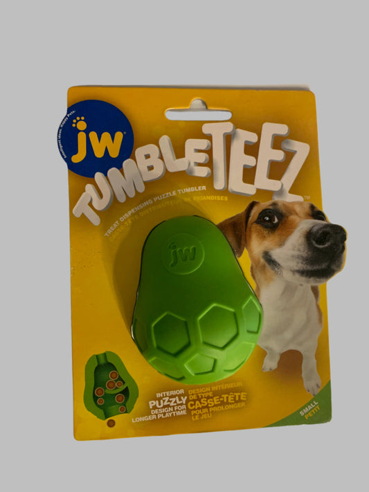 JW Pet Tumble Teez Dog Toy small, dog toys uk, dog toys amazon, front side