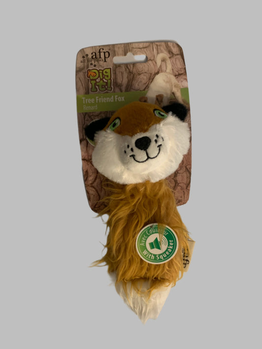 All For Paws Fox Dog Toys, dog toys uk, dog toys amazon, front side