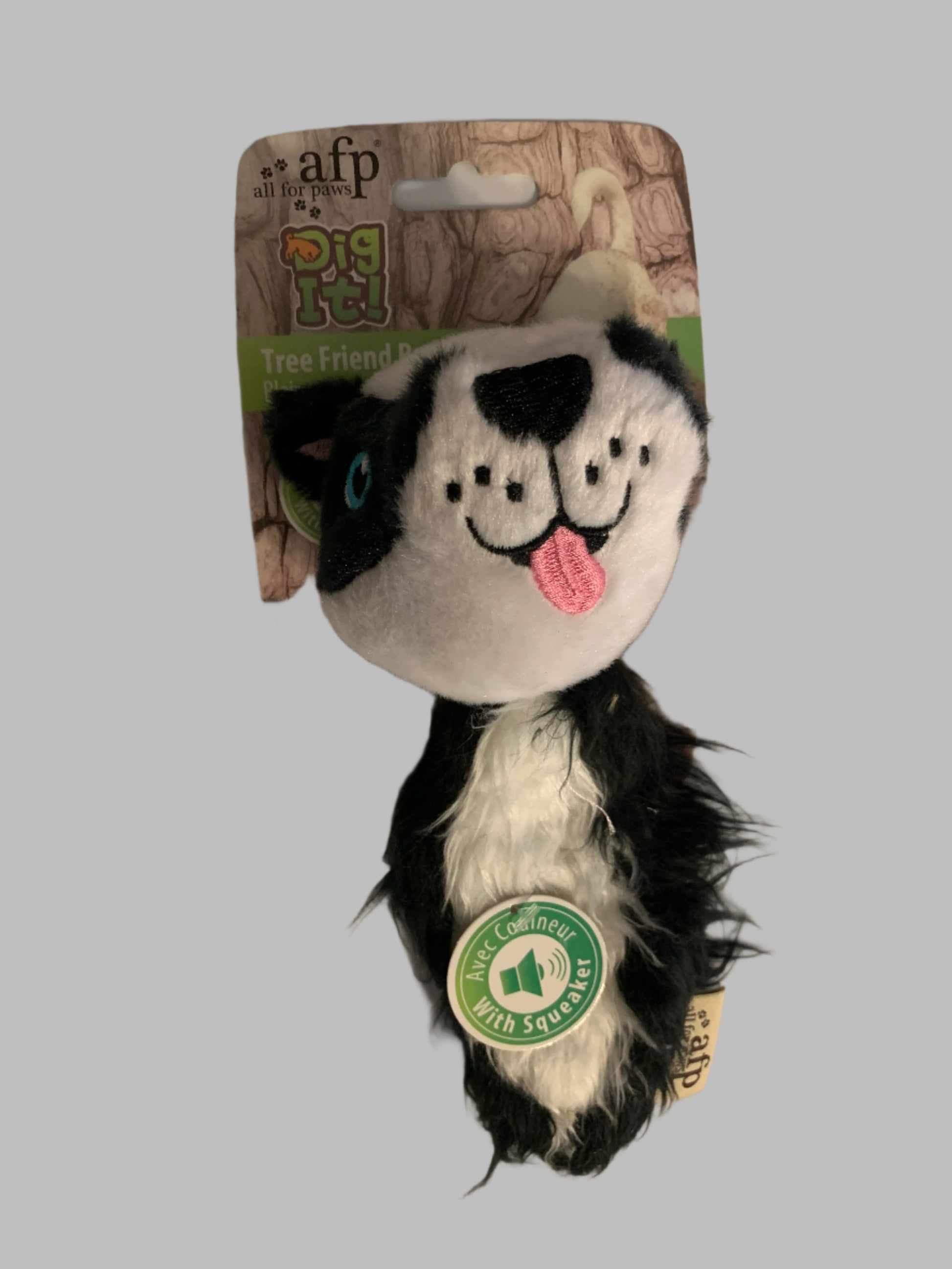 All For Paws badger Dog Toys, dog toys uk, dog toys amazon, front side