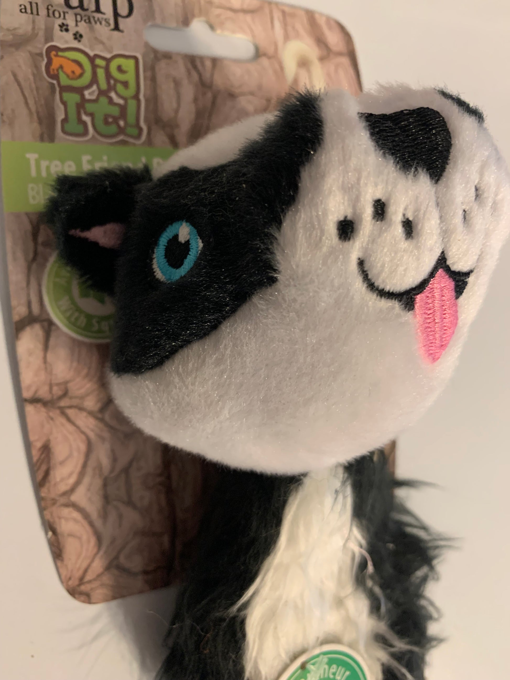 All For Paws badger Dog Toys, dog toys uk, dog toys amazon, left side