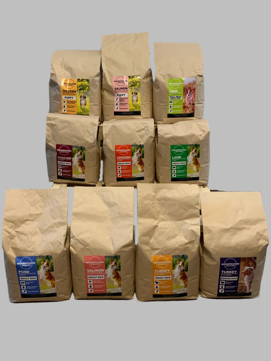 grain free dog food, grain free puppy dog food, dry dog food, best dry dog food uk, collage side