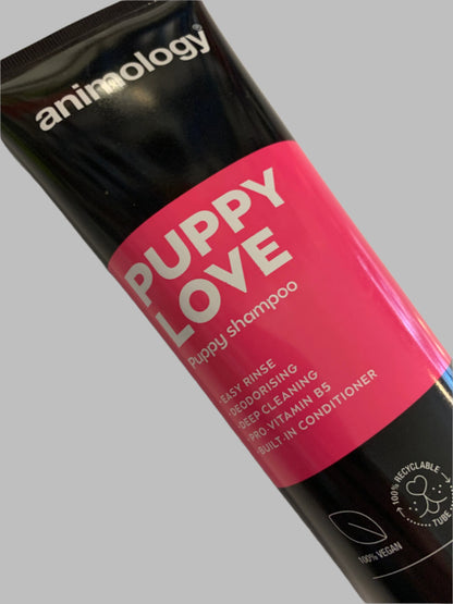 Animology Dog Shampoo 250ml, puppy shampoo, dog shampoo for sensitive skin, dog shampoo for itchy skin, left side