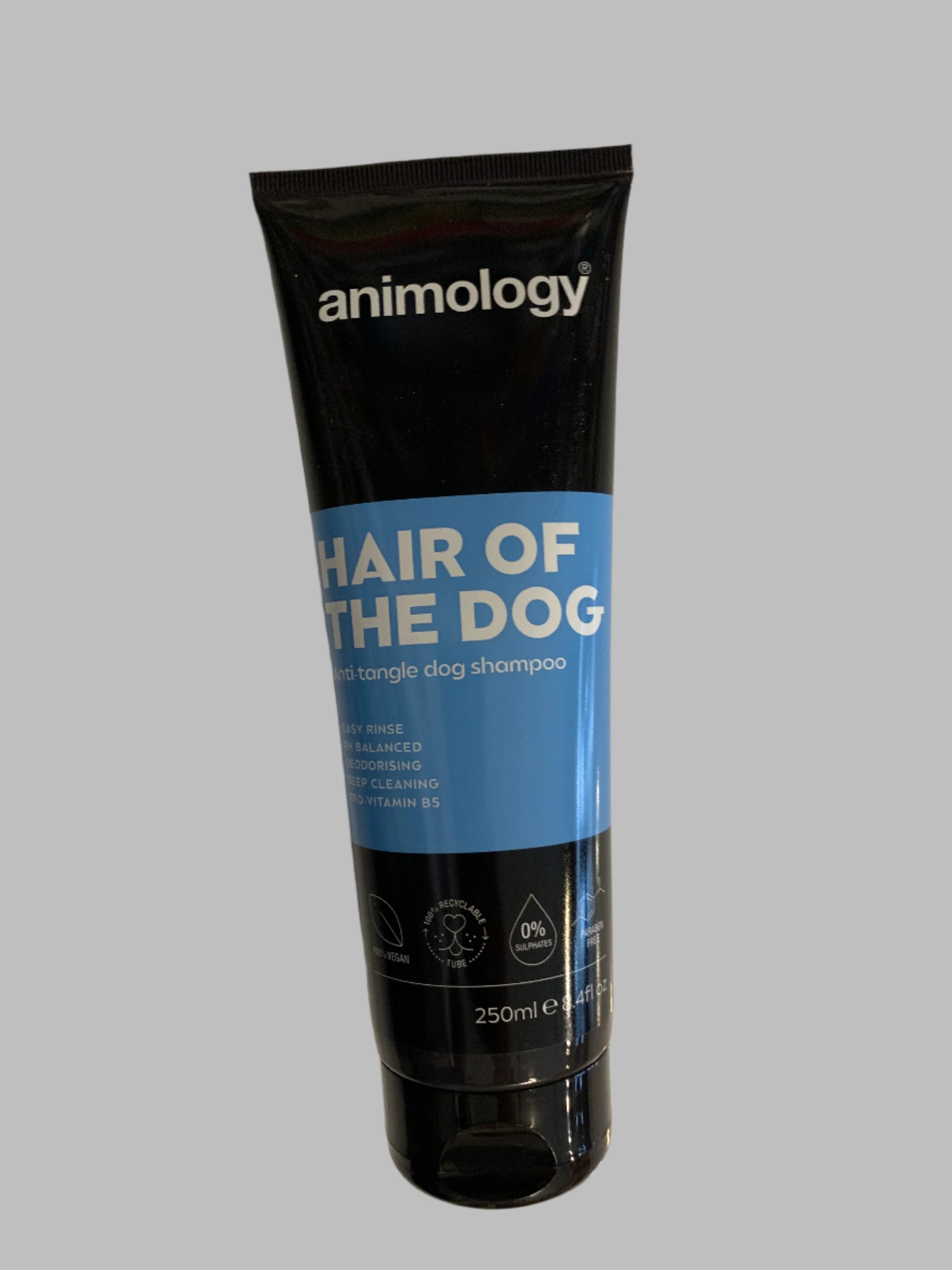 Animology Dog Shampoo 250ml, puppy shampoo, hair of the dog dog shampoo, dog shampoo for sensitive skin, dog shampoo for itchy skin, front side