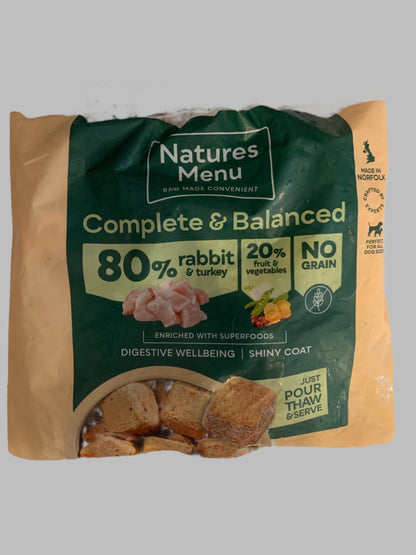 Natures Menu Complete & Balanced 80/20 Dog Nuggets 1kg
