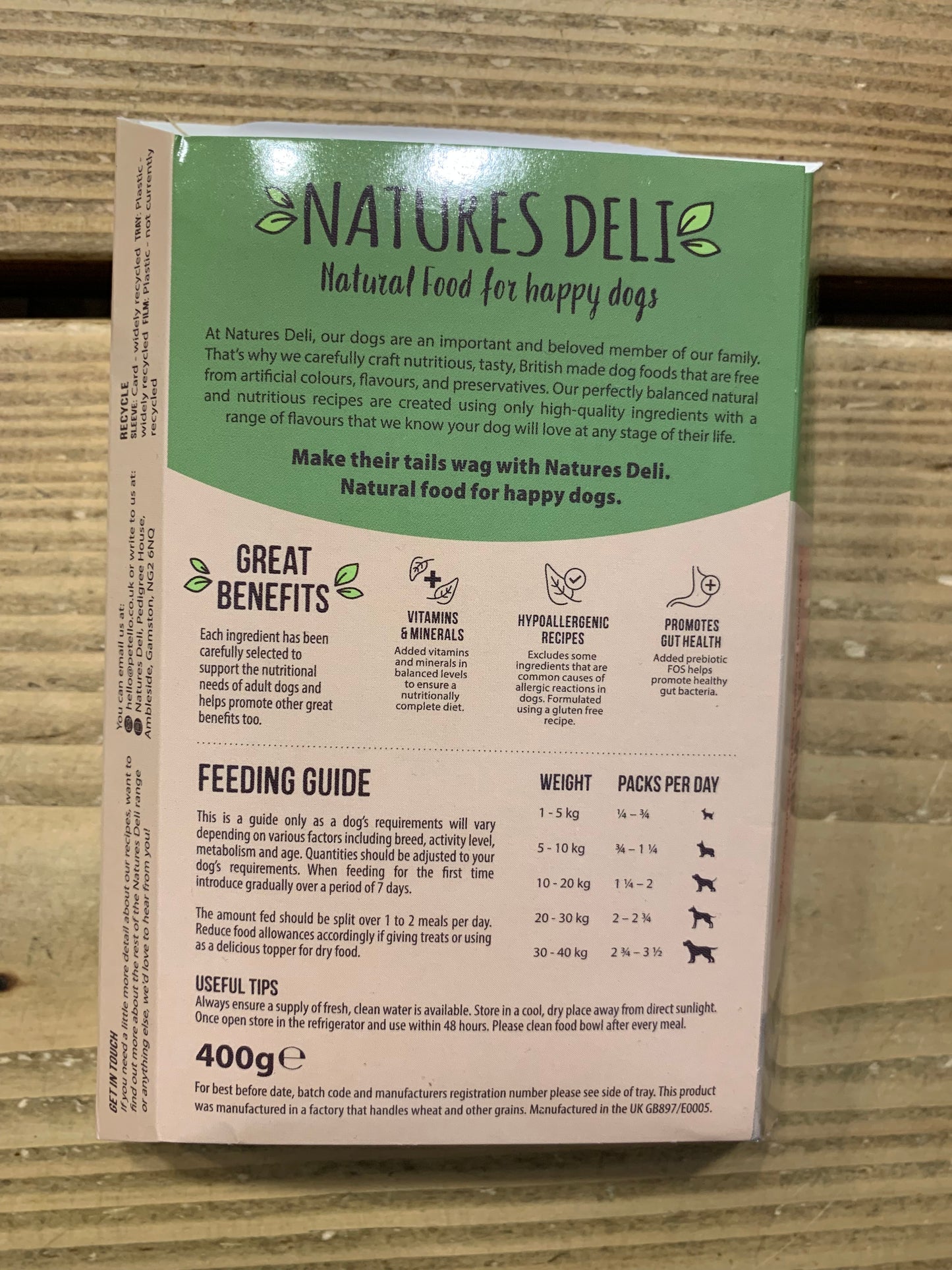 Natures Deli Wet Dog Food