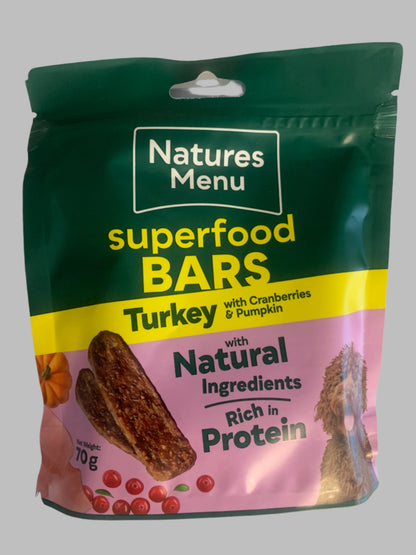 Natures Menu Country Hunter Superfood Bars 100g