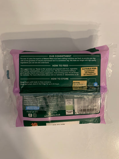 Natures Menu Meat Blocks 400g