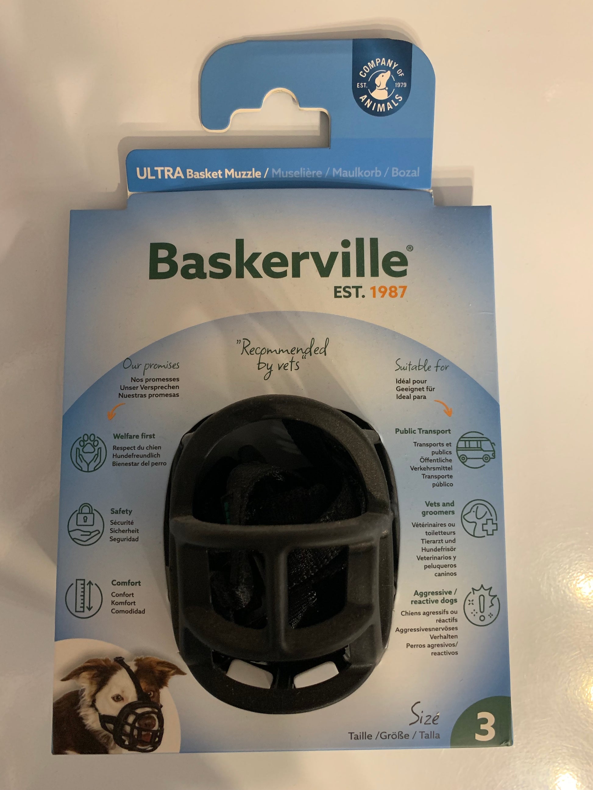 Baskerville Ultra Basket Muzzle, dog muzzle, dog muzzle uk, dog muzzle for barking, dog muzzle pets at home, pets at home