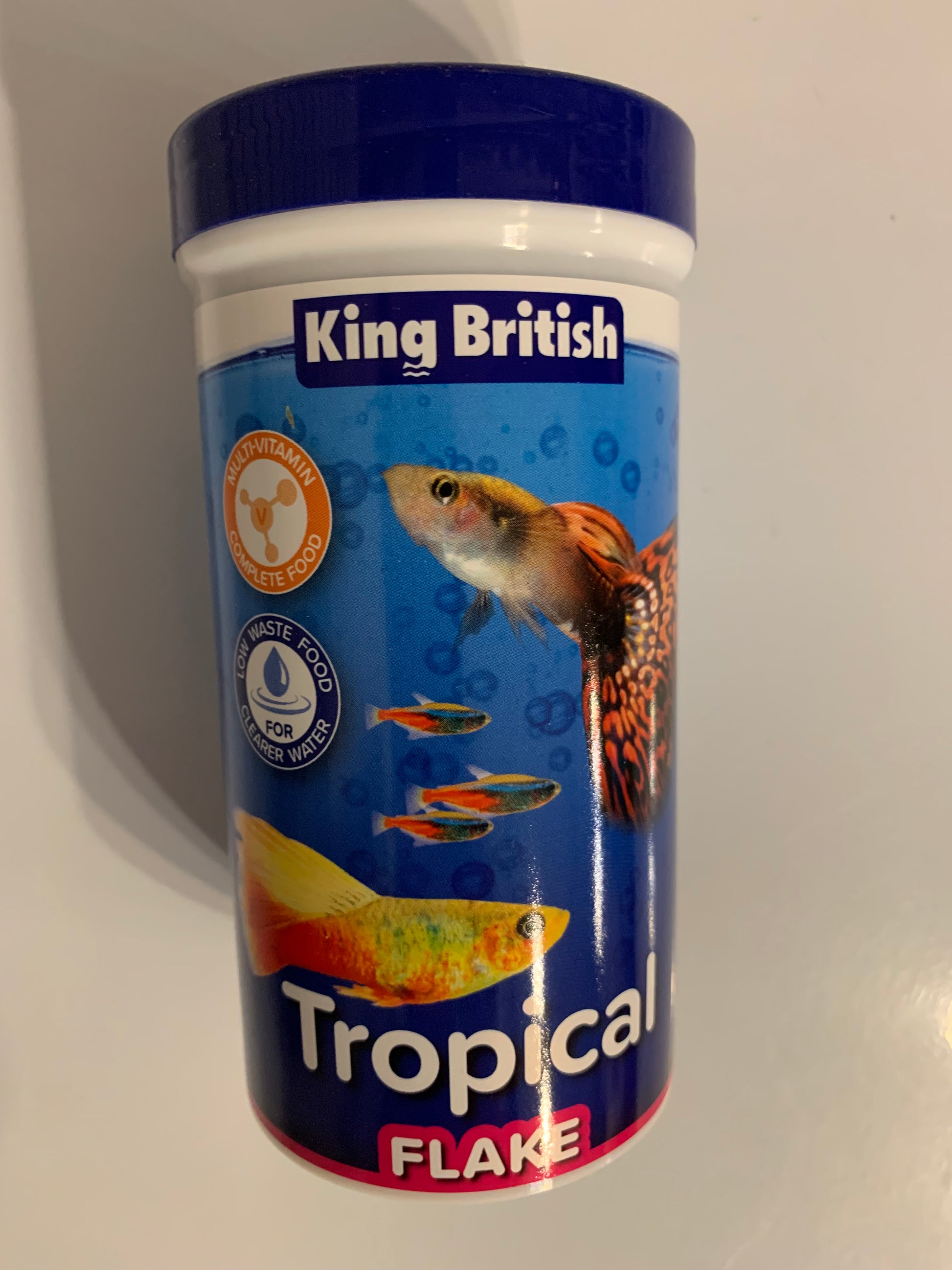 king british tropical flake food, fish food, fish food near me, front side, pets at home