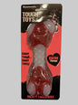 Rosewood Bacon Flavour Tough Dog Toy, dog toys uk, dog toys amazon, front side, pets at home
