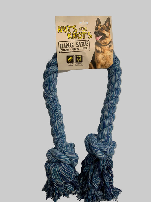 Happy Pet King Size Tugger Rope, dog toys uk, dog toys amazon, front side, pets at home