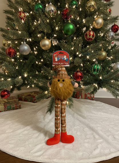 Santa Long Legs Christmas Dog Toy