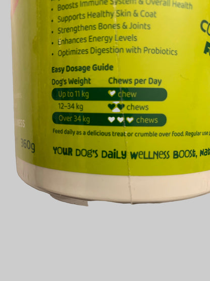 Lazy Tails Multi Vitamin Chews For Dogs 120pk, dog supplements, dog supplements uk, dog supplements for joints, dog supplements powder, left side, pets at home