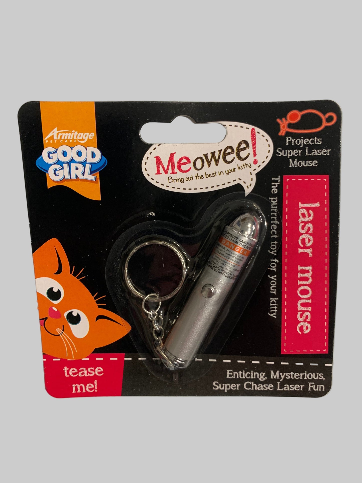 Laser Mouse Cat Toy, cat toys, jelly cat toys, front side, pets at home