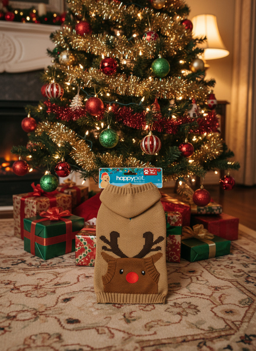 Happy Pet Reindeer Hoody