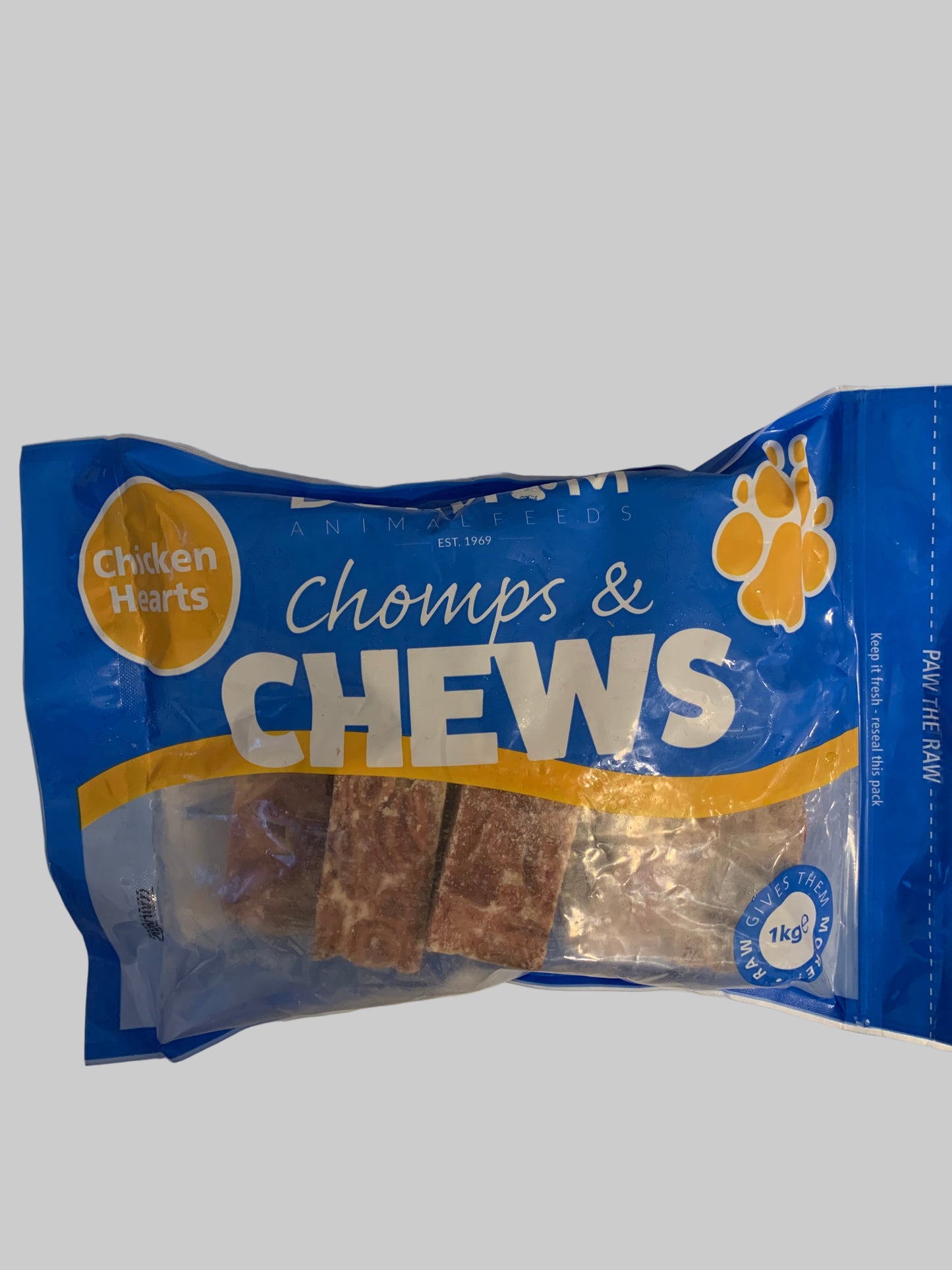 Chicken Heart Chunks Free Range 1kg
