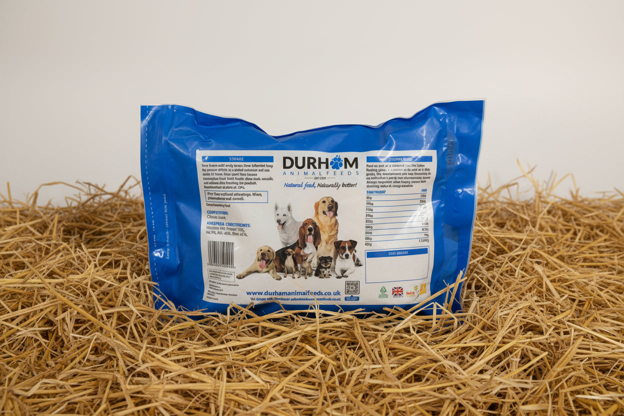 Durham Animal Feed Chicken Heart Chunks Free Range 1kg