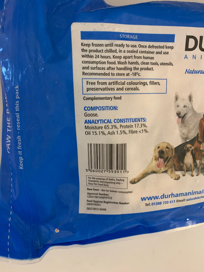 Durham Animal Feed Goose Necks 1kg